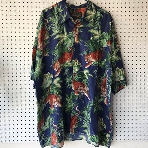 Silk Tiger King Shirt 🐅